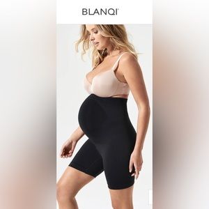 *Like New* BLANQI Maternity Belly Support Girlshort Size: XL BLACK Shapewear
